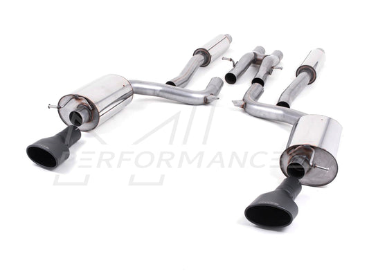MillTek Audi C6 RS6 Resonated Cat-Back Exhaust - ML Performance UK
