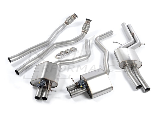 MillTek Audi C7 Non-Resonated Cat-Back Exhaust (RS6 & RS7) - ML Performance UK