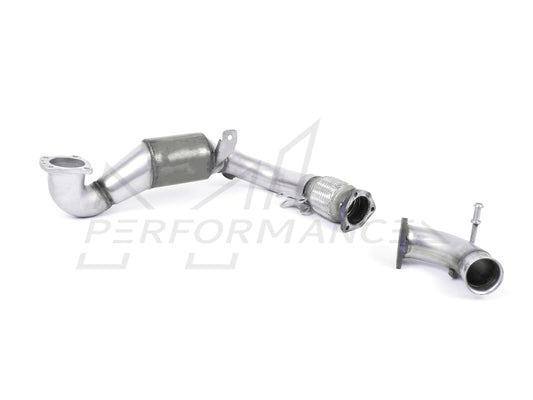 MillTek Ford MK8 Fiesta ST-Line 1.0T EcoBoost Stainless Steel cast Downpipe With Race Cat - ML Performance UK