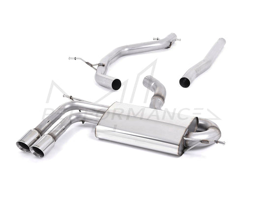 MillTek Volkswagen Golf MK6 Non-Resonated Cat-Back Exhaust - ML Performance UK