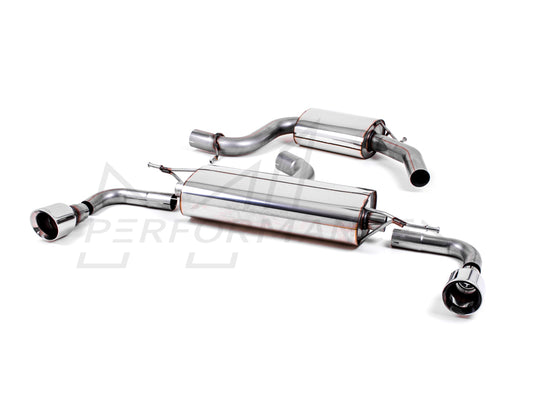 MillTek Volkswagen MK6 Golf GTi Resonated Cat-Back Exhaust
