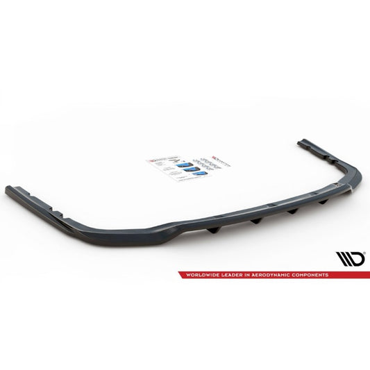 Maxton Design BMW G07 X7 M Sport Central Rear Splitter with Vertical Bars (Inc. X7 50ix, X7 M50dx & X7 M50ix)