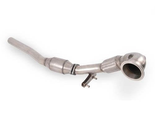 MillTek Audi 8J TT RS Non-Resonated Turbo-Back Exhaust with Hi-Flow Sports Catalyst - ML Performance UK