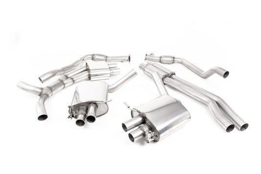 MillTek Audi B9 RS4 Road+ Cat-Back Exhaust - ML Performance UK