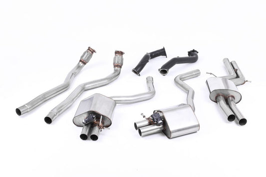 MillTek Audi C7 Complete Exhaust System With Catalyst Bypass (RS6 & RS7) | ML Performance UK