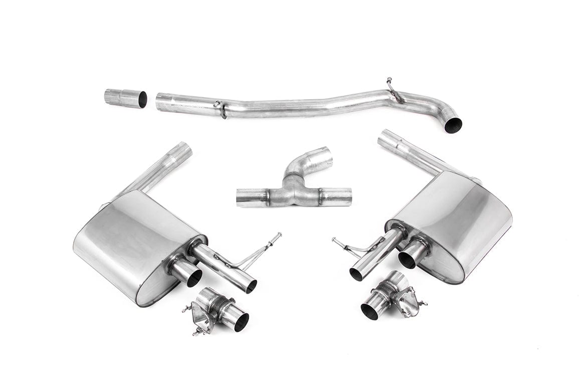 MillTek VW Arteon 2.0 TSI 4motion 76mm Non-resonated Valved Cat-Back Exhaust System - ML Performance UK