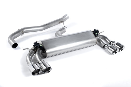 MillTek Audi 8V S3 Non-Resonated Cat-Back Exhaust - ML Performance UK