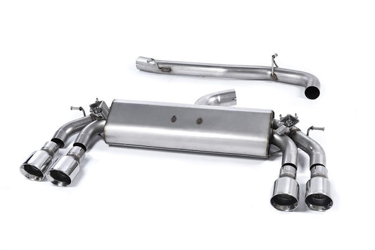 MillTek Audi 8V S3 Non-Resonated Cat-Back Exhaust (Sportback) - ML Performance UK