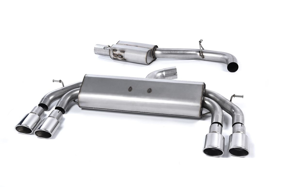 MillTek Audi 8V S3 Resonated Cat-Back Exhaust - ML Performance UK
