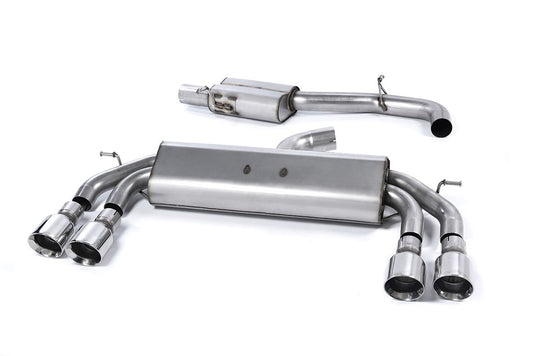 MillTek Audi 8V S3 Resonated Cat-Back Exhaust (Non-Valved) - ML Performance UK