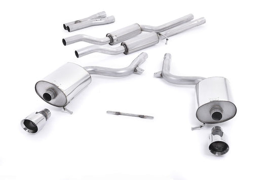 MillTek Audi A4 / S4 Resonated Cat-Back Exhaust System - ML Performance UK