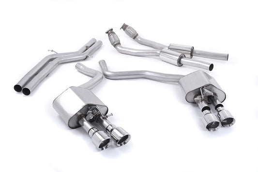 MillTek Audi C7 Sportback Valved & Non-Resonated Cat-Back Exhaust System (S6 & S7) - ML Performance UK