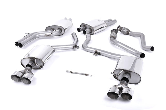 MillTek Audi B8.5 S5 Resonated Cat-Back Exhaust