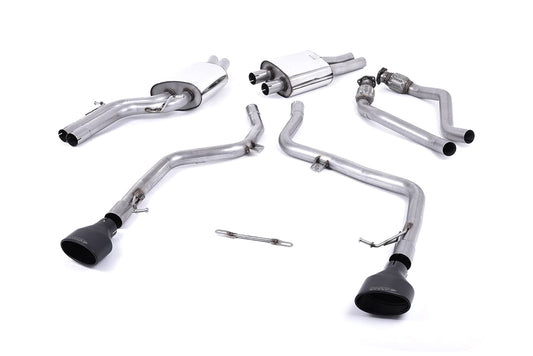MillTek Audi S5 B8 Non-Resonated Race Cat-Back Exhaust