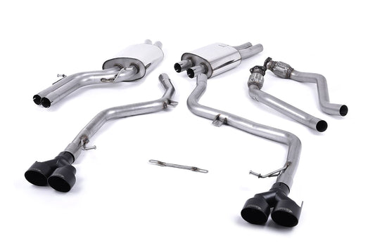 MillTek Audi S5 Non-Resonated Cat-Back Exhaust System