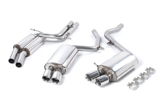 MillTek Audi B8 S5 Resonated Cat-Back Exhaust