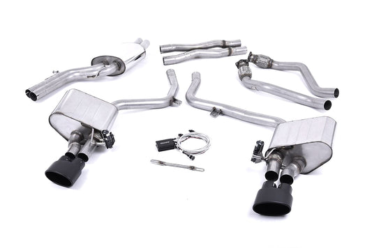 MillTek Audi B8 S5 Valved & Resonated Cat-Back Exhaust
