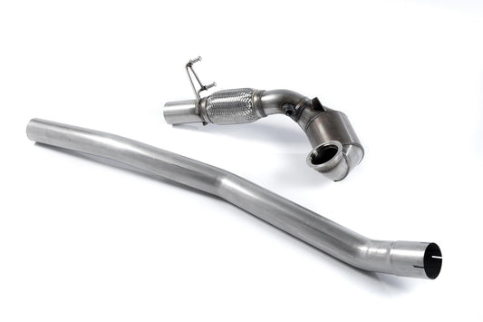 MillTek Audi 8S TTRS Large Bore Downpipe with Hi-Flow Sports Catalyst - ML Performance UK