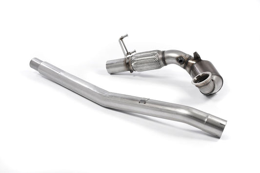 MillTek Audi 8S TTS Large Bore Downpipe with Hi-Flow Sports Catalyst - ML Performance UK