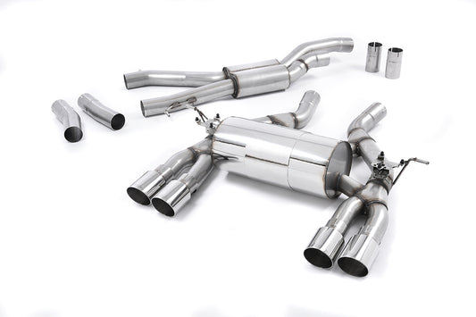 MillTek BMW F80 F82 Cat-back Race Exhaust System (M3 & M4) ML Performance UK