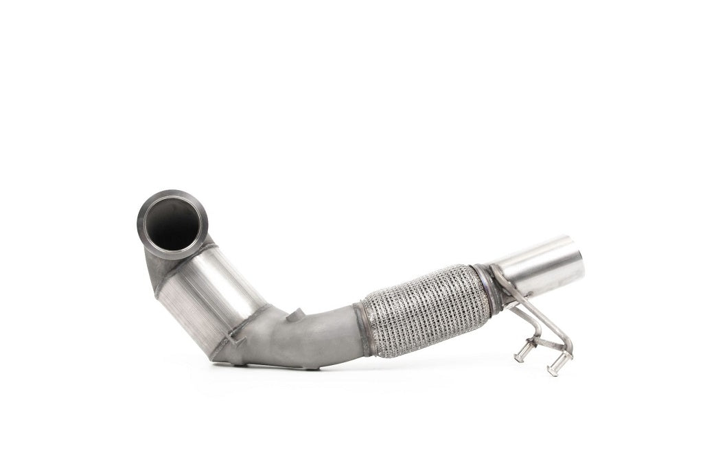 MillTek Volkswagen MK7.5 Golf GTI Large Bore Downpipe with 200 Cell HJS Catalyst & GPF/OPF Delete For OE Catback - ML Performance UK