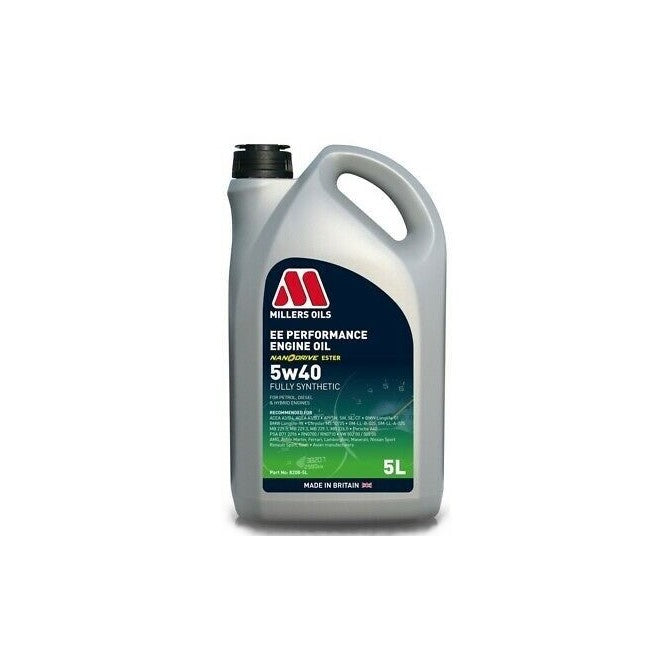 Millers Oils EE Performance C3 5W-40 Fully Synthetic Engine Oil - ML Performance UK