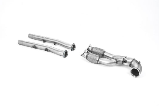 Milltek Audi 8V MK3 F3 V2 Downpipe With De-Cat & OPF Bypass (RS3, TTRS & RSQ3) - ML Performance UK