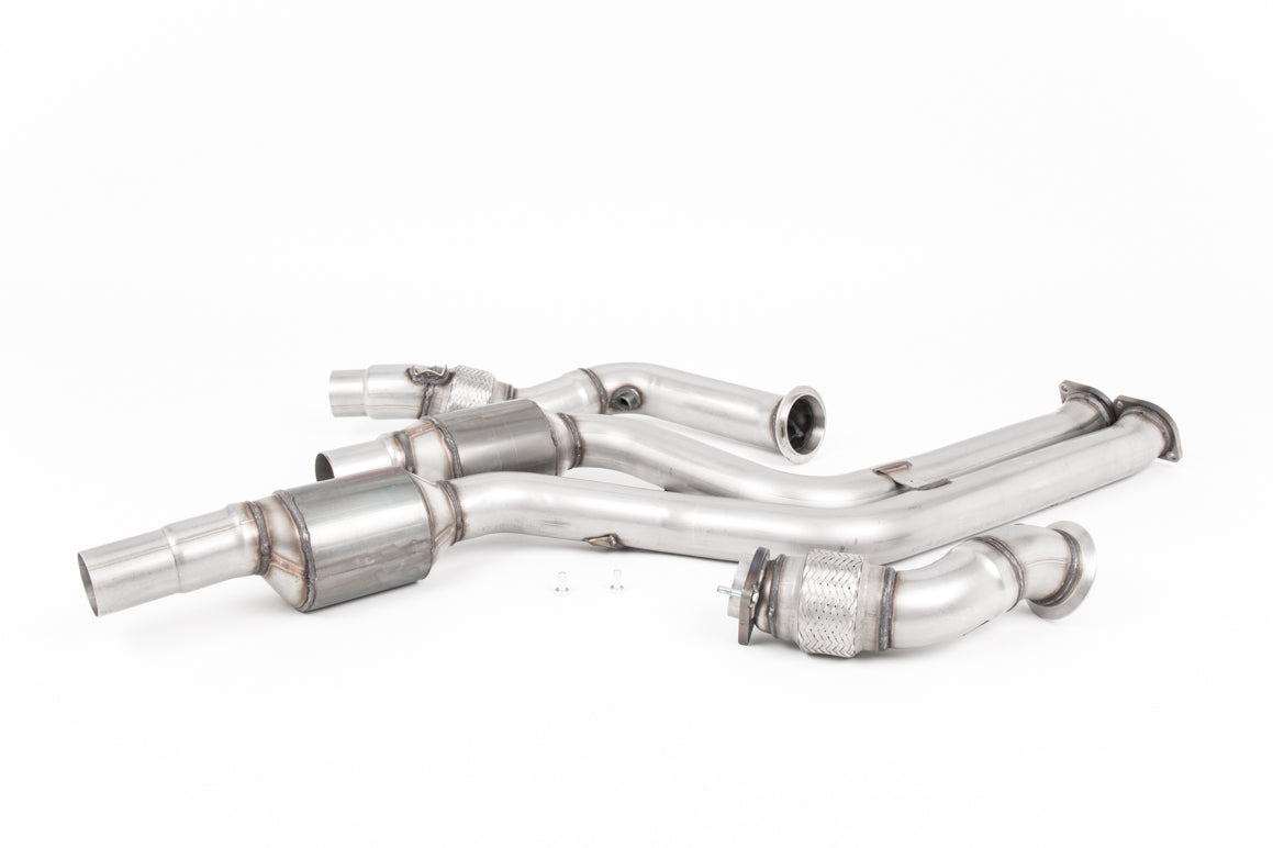 Milltek BMW 2 Series F87 M2 Competition Coupé Large Bore Downpipes and Hi-Flow Sports Cats - ML Performance UK