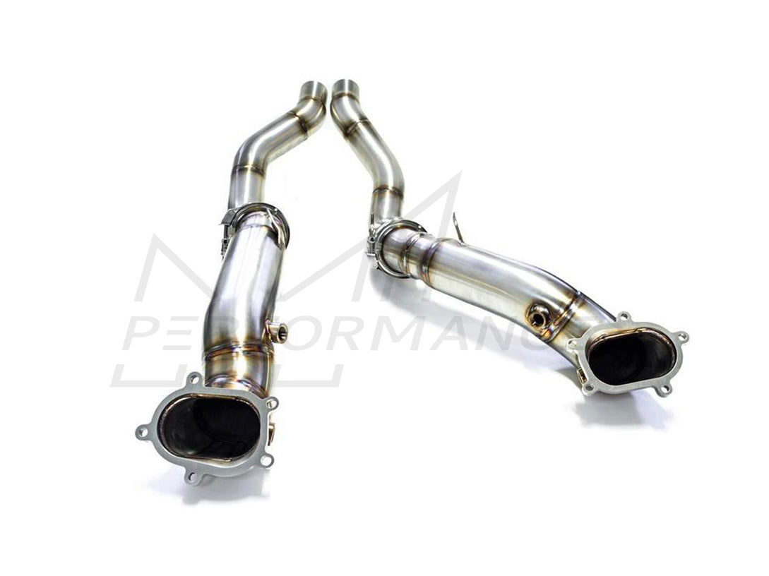 PERON Audi C7 De-cat Exhaust Downpipes (S6, S7, RS6 & RS7) - ML Performance UK