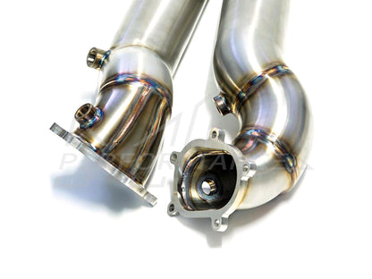 PERON Audi C7 De-cat Exhaust Downpipes (S6, S7, RS6 & RS7) - ML Performance UK