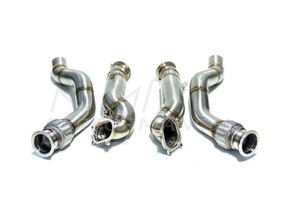 PERON Audi C7 De-cat Exhaust Downpipes (S6, S7, RS6 & RS7) - ML Performance UK