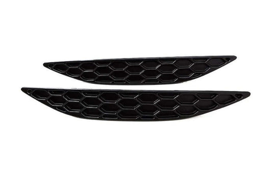 Acexxon R03-10-2 VW Gloss Black Rear Reflector Insert Set - Honeycomb | ML Performance UK Car Parts