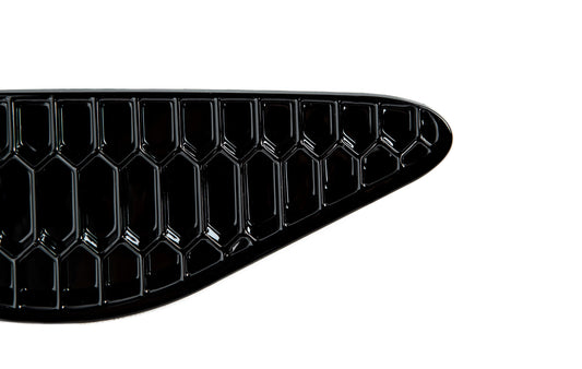 Acexxon R15-10-2 BMW Gloss Black Rear Reflector Insert Set - Honeycomb | ML Performance UK Car Parts