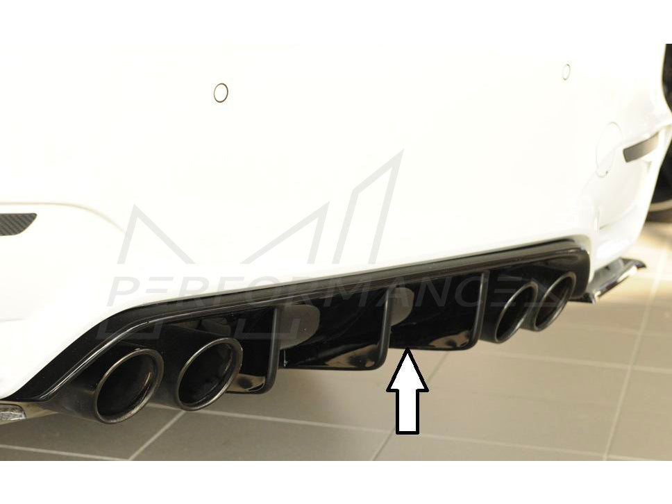 Rieger BMW F80 F82 F83 Rear Bumper Diffuser (M3 & M4) - ML Performance UK