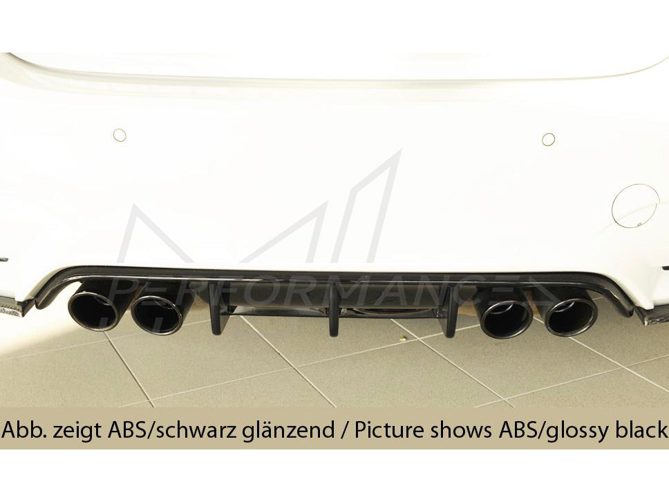 Rieger BMW F80 F82 F83 Rear Bumper Diffuser (M3 & M4) - ML Performance UK