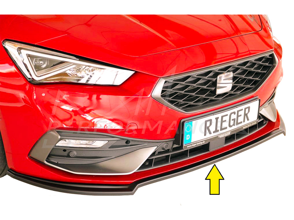 Rieger Seat Leon KL Front Splitter