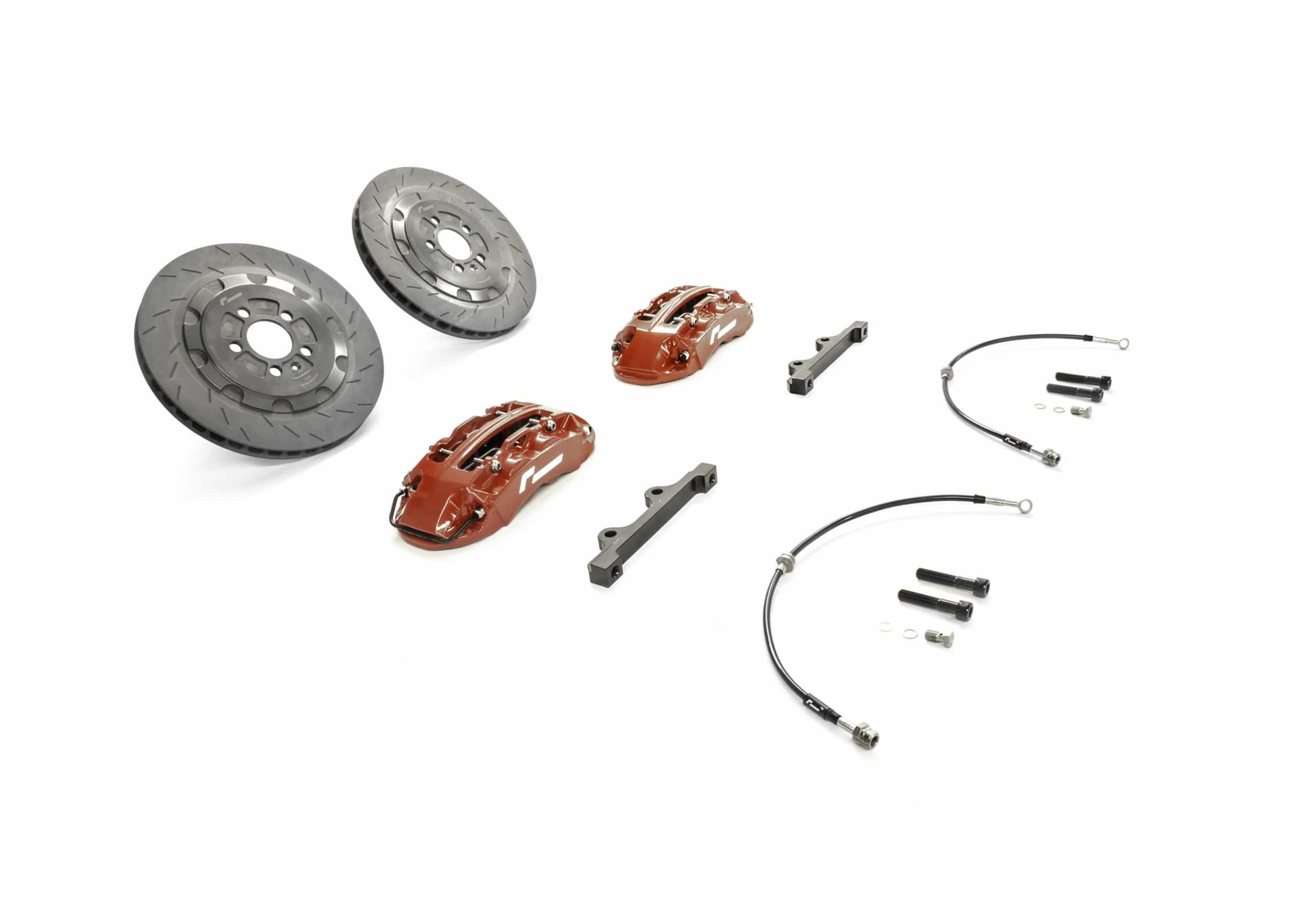 Racingline Audi Seat Skoda VW MQB Stage 2 EVO Monoblock Performance Brake Kit (Inc. 8V RS3, 5F Leon Cupra, MK7 Golf GTI & MK8 Golf R) - ML Performance UK