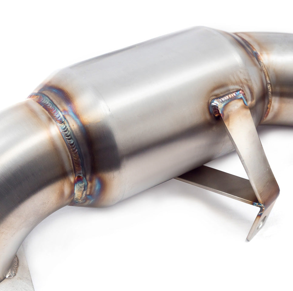 Cobra Exhaust Renault Megane RS (Mk2) 220 / 225 / 230 Sports Cat / De-Cat Front Downpipe Performance Exhaust