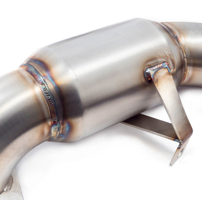 Cobra Exhaust Renault Megane RS (Mk2) 220 / 225 / 230 Sports Cat / De-Cat Front Downpipe Performance Exhaust