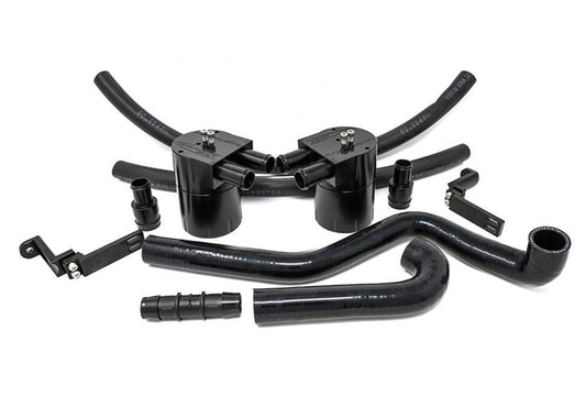 BMS BMW S63tu Turbo Double Baffle Oil Catch Can (M5 & M6)