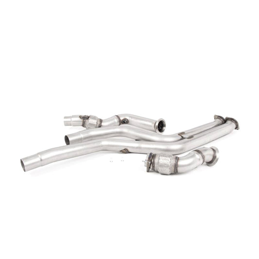 MillTek BMW F87 M2 Competition Large-bore Downpipes and Cat Bypass Pipes