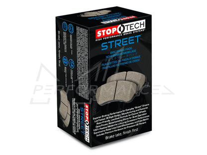 StopTech BMW E60 E65 E82 E90 Front Street Brake Pads with Shims and Hardware (Inc. 1M, M3, 540i & 760i)