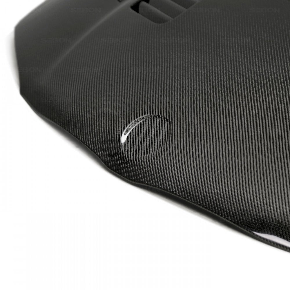 Seibon BMW E82 E87 E88 GTR-Style Gloss Carbon Fibre Bonnet (Inc. 116i, 120i, 135i & 1M) - ML Performance UK