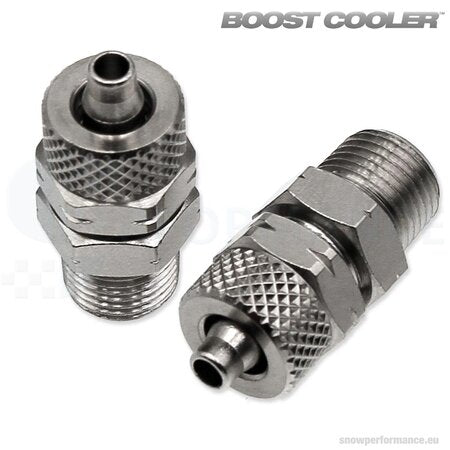 Snow Performance 1/8" Straight Fitting for 1/4" Boost Cooler Water-Methanol Pressure Line
