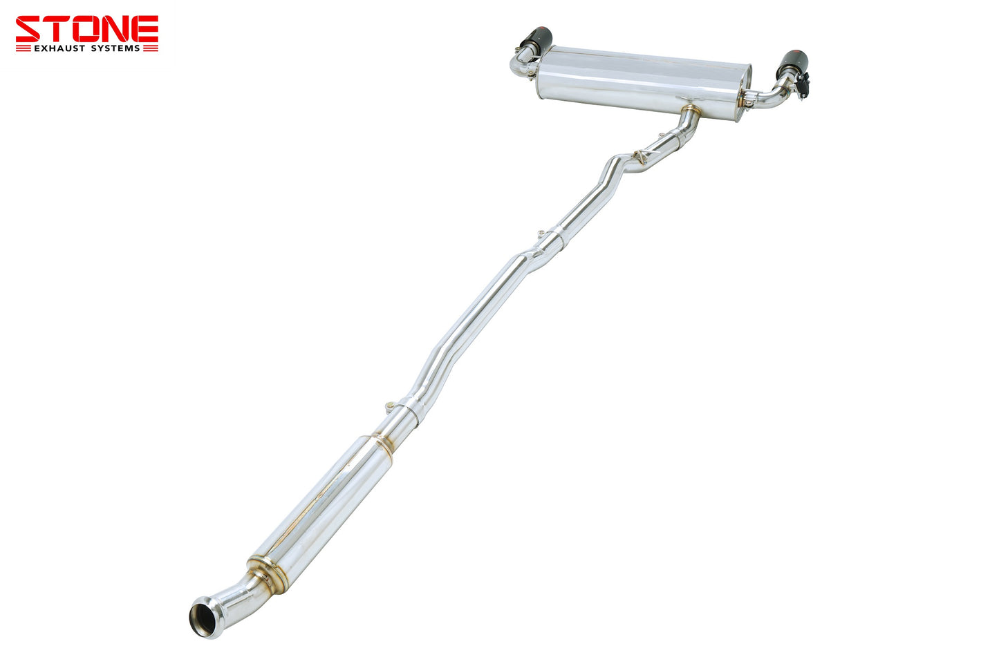 Stone Exhaust BMW B48E F40 F44 Cat-Back Valvetronic Exhaust System (M135ix & M235ix)  | ML Performance UK