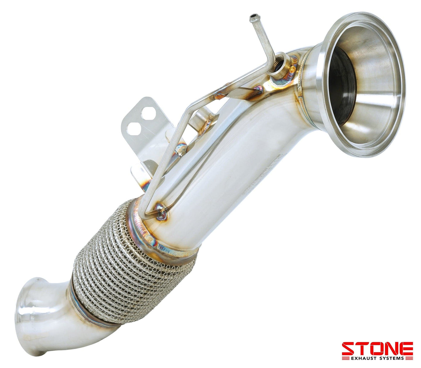 Stone Exhaust BMW B58C G01 G02 G14 G15 Catless Downpipe - OPF model (Inc. 840i, X5 40i, X3 M40i & X4 M40i) | ML Performance UK