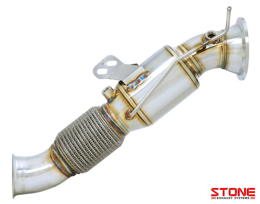 Stone Exhaust BMW B58C G01 G02 G14 G15 Eddy Catalytic Downpipe - OPF model (Inc. 840i, X5 40i, X3 M40i & X4 M40i) | ML Performance UK