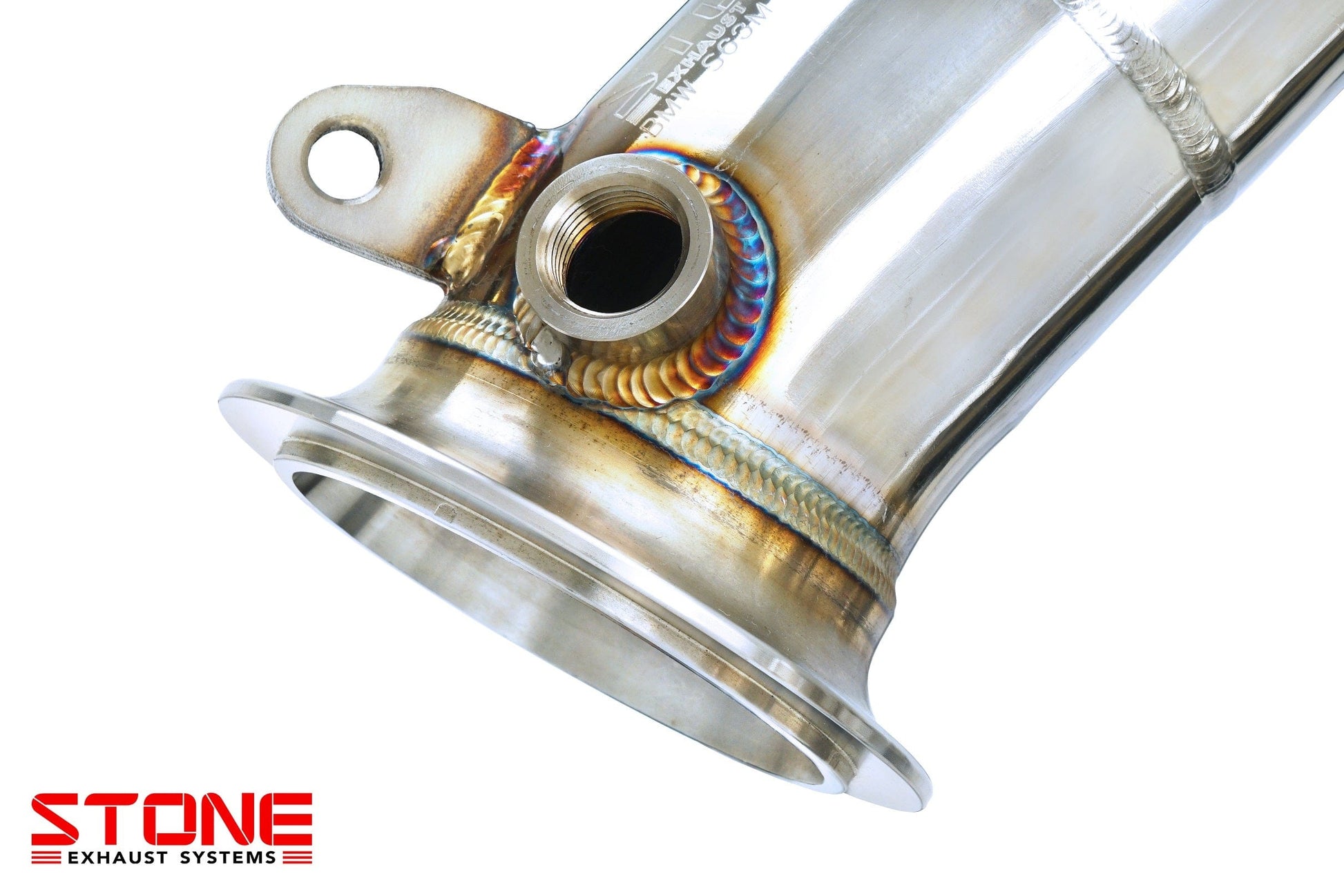 Stone Exhaust BMW S63M F90 F91 F92 F93 Catless Downpipe (M5 & M8) | ML Performance UK