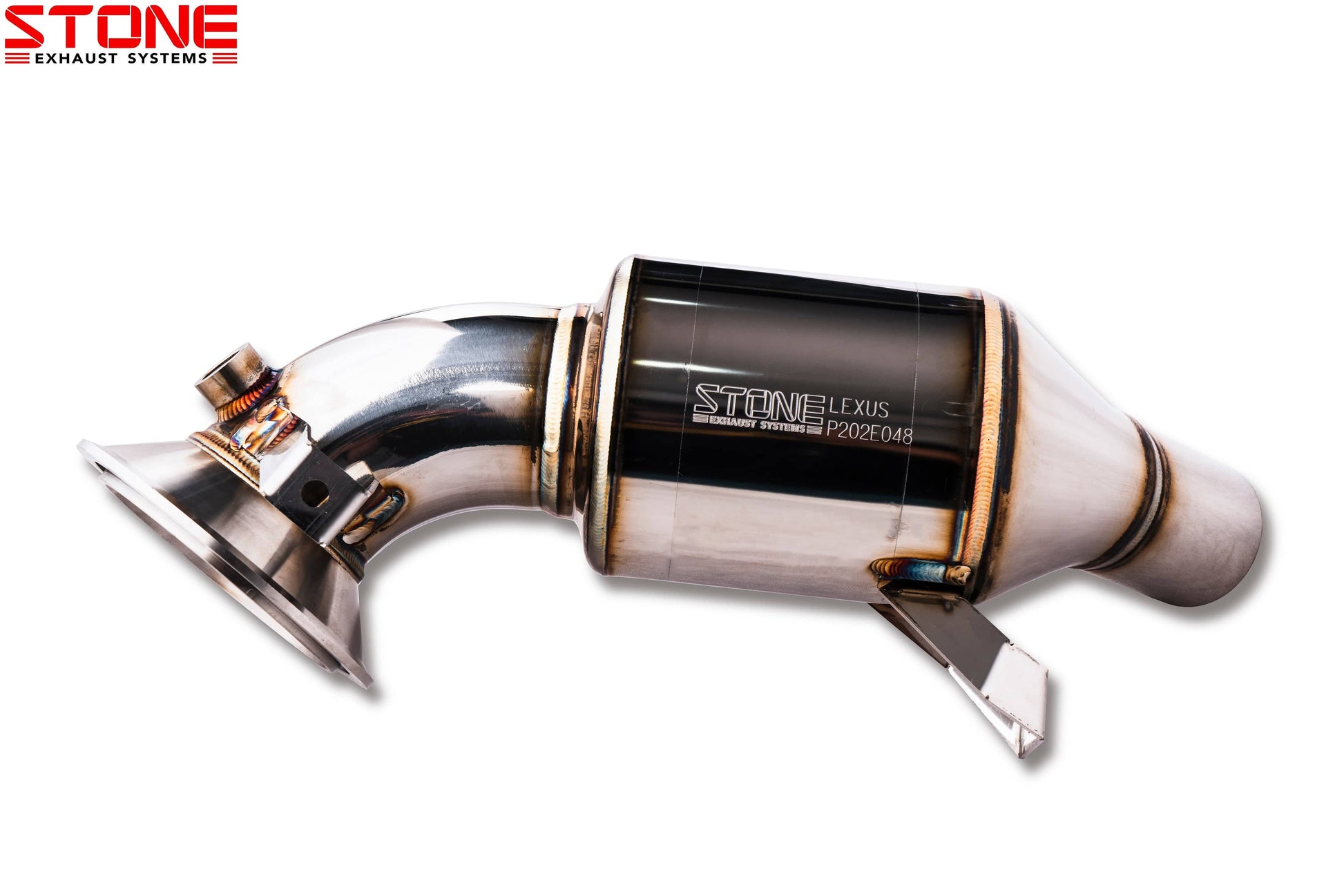 Stone Exhaust Lexus 8AR-FTS AZ10 NX Eddy Catalytic Downpipe (NX 200T & NX 300T) | ML Performance UK