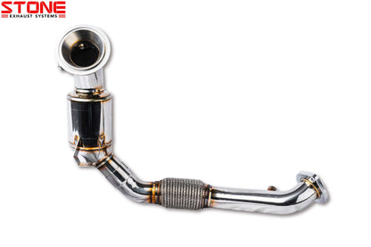 Stone Exhaust Lexus 8AR-FTS AZ10 NX Eddy Catalytic Downpipe (NX 200T & NX 300T) | ML Performance UK
